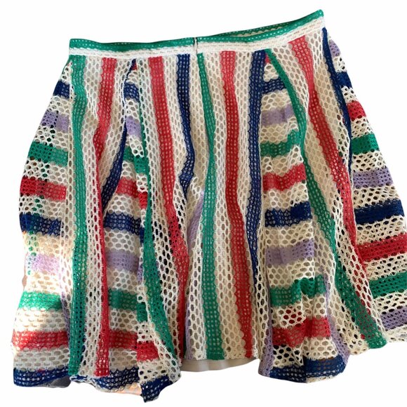 NWT Eva Franco Anthropologie Crocheted French Quarter Skirt 10 - Picture 2 of 6